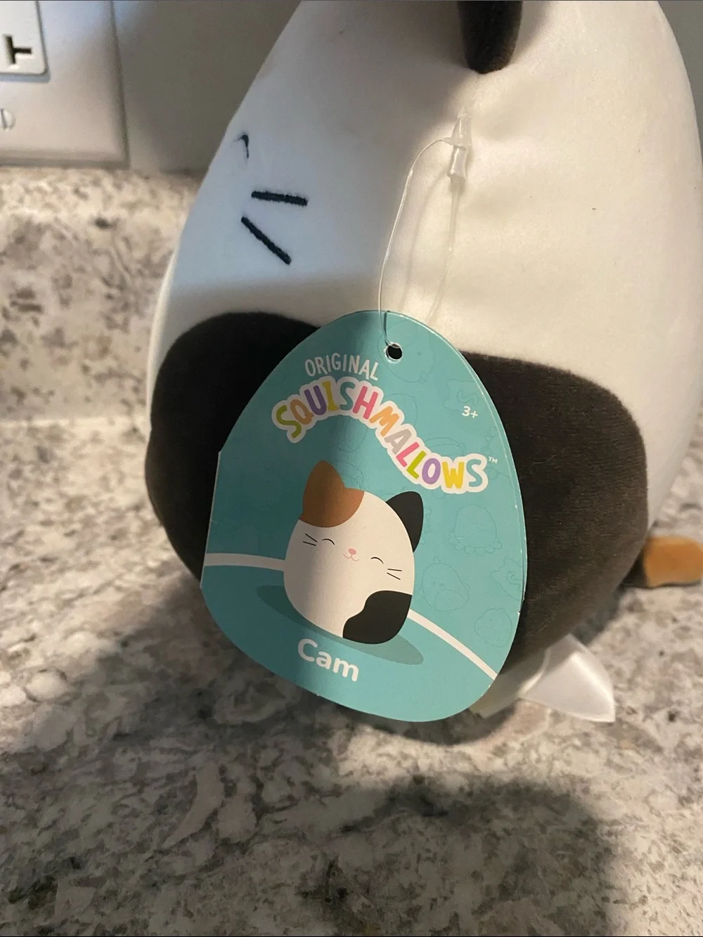 Squishmallows Calico Cat Plush - Brown & Cream “Cam”